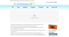 Desktop Screenshot of cirrhosis-treatment.net